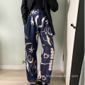 New Arrivals Floral Printed Long Loose Women's Pants